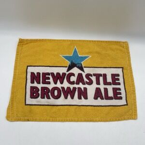 Newcastle Brown Ale Woven 100%‎ Cotton Bar Towel Logo McArthur Towel & Sports